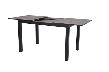 Стол Мир стульев Саен 30, Черный муар /таксония темный/ кромка черная