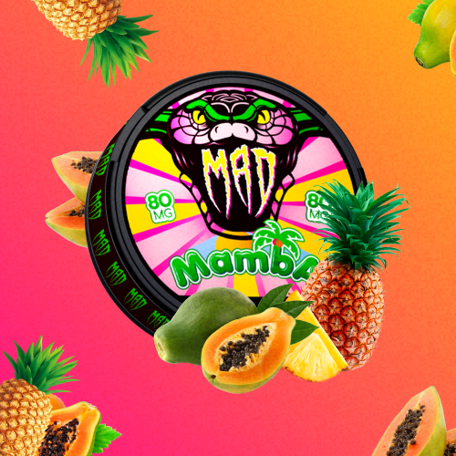 MAD MAMBA (150 МГ) - ФРУКТОВАЯ ЖВАЧКА