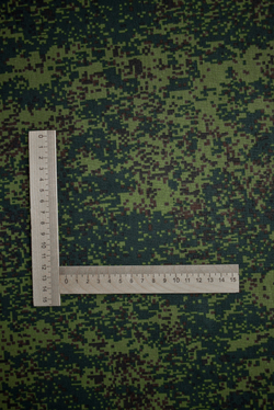 Ткань бязь плательная, рис. "Камуфляж пиксель", ширина 150 см, арт. 271
