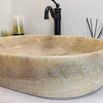 Раковина из оникса Oval Yellow Big OY-60661 60*40*14