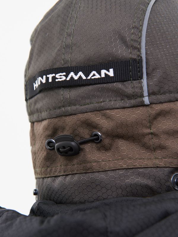 Шапка ушанка зимняя Полюс ткань Cell цвет Хаки