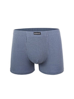 Мужские трусы-боксеры в клетку (Размер: M) (Цвет: синий)