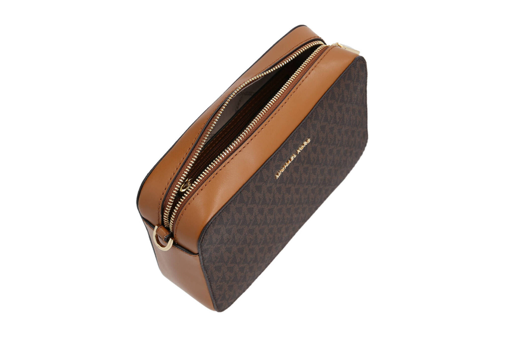 сумка-мессенджер ginny Michael Kors - коричневый(32F8GF5M2B)