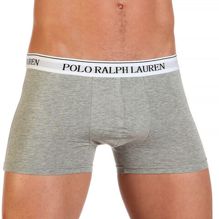 Мужские трусы боксеры Polo Ralph Lauren серые