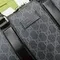 Мужской портфель Gucci GG Briefcase, серый