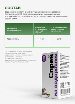 Спрей из водорослей