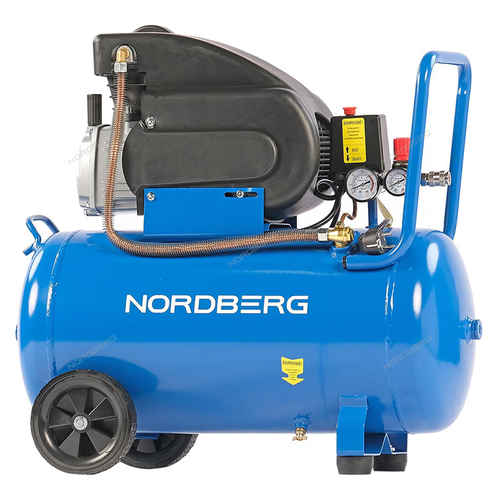 NORDBERG (NCE50/240) Компрессор поршневой 220В, ресив. 50л, 240л/мин