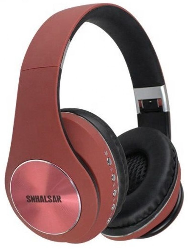 Накладные Bluetooth наушники ExBass Music 991BT red