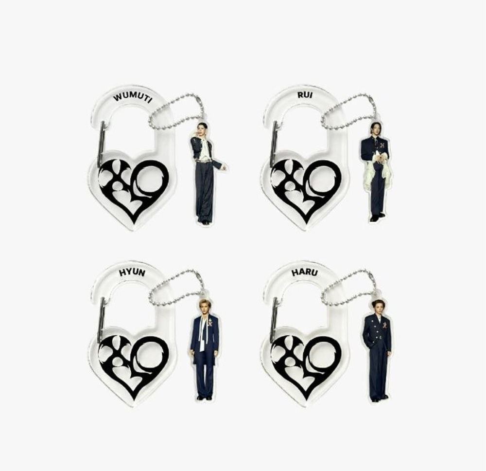 (ПРЕДЗАКАЗ) товары XLOV - Serving-X ASIA TOUR IN SEOUL OFFICIAL MD ACRYLIC CARABINER KEYRING