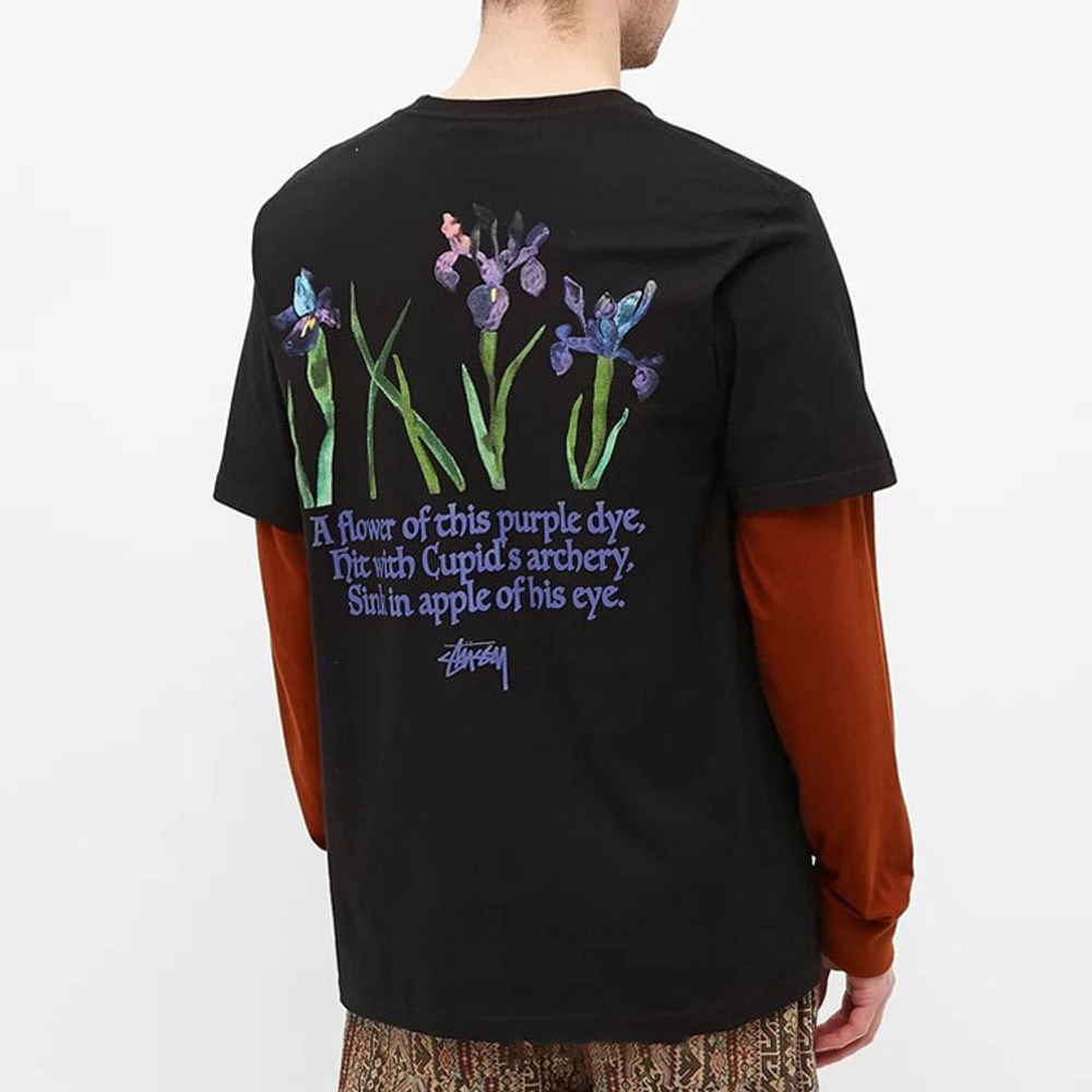 Футболки Stussy Water Flowers T, 1904633
