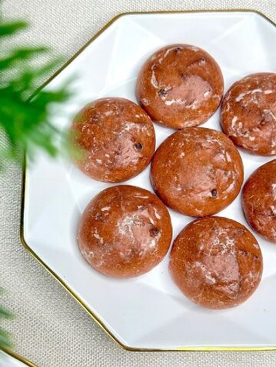 Мини пряники с малиновой начинкой 300гр