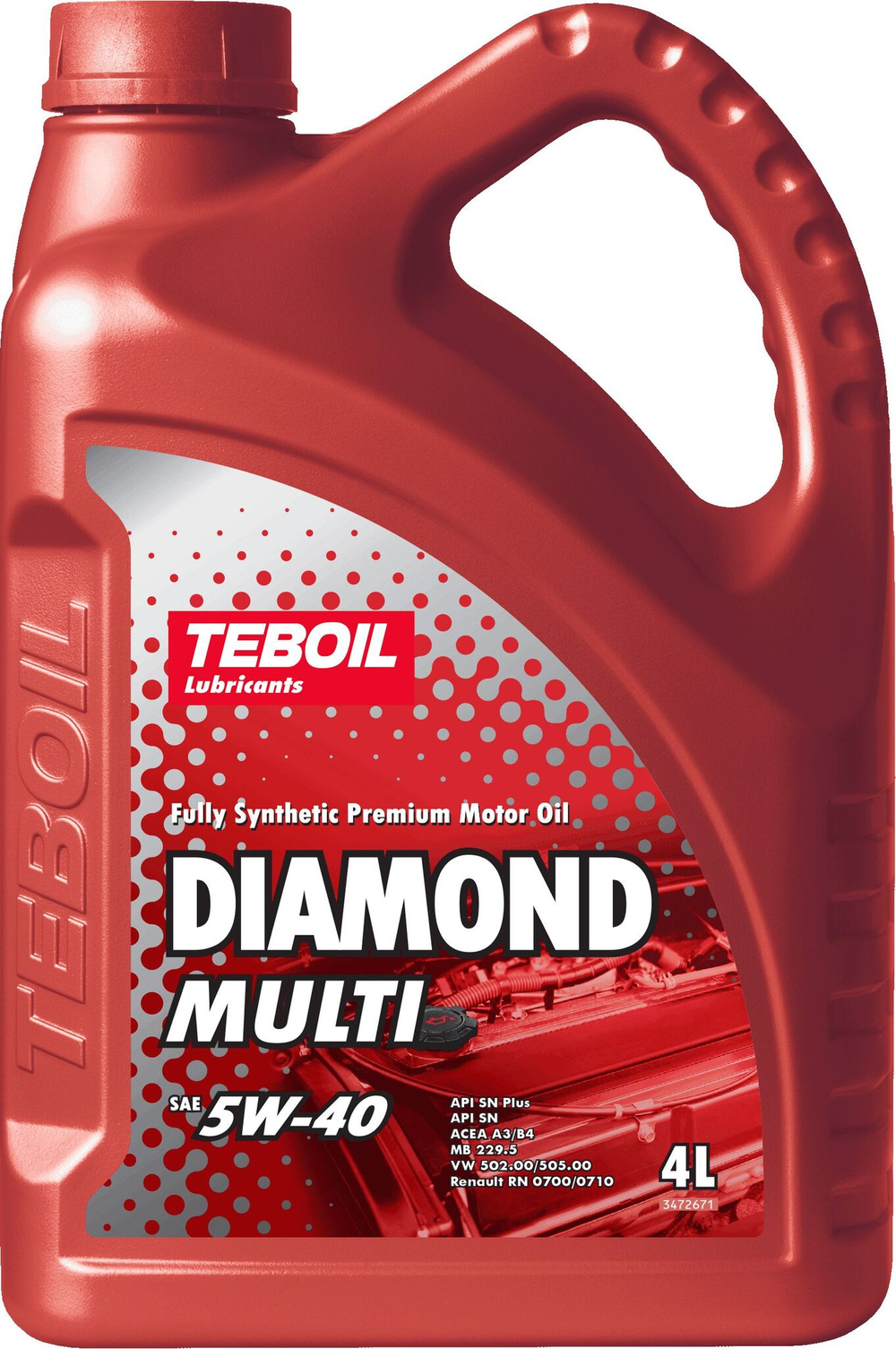 Масло моторное TEBOIL Diamond Multi 5W-40 Канистра 4л