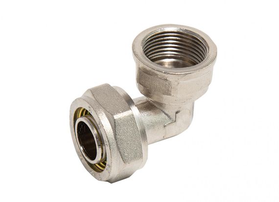 Колено обжимное I-TECH ВР 20*3/4&quot; для металлопластиковых труб 16662