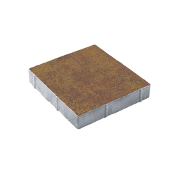 Тротуарная плитка КВАДРАТ 400х400 мм - Листопад гранит Осень