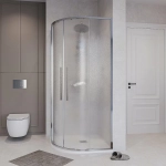 Душевой уголок Niagara Nova NG-3626-34 90х90 стекло шиншилла/профиль хром