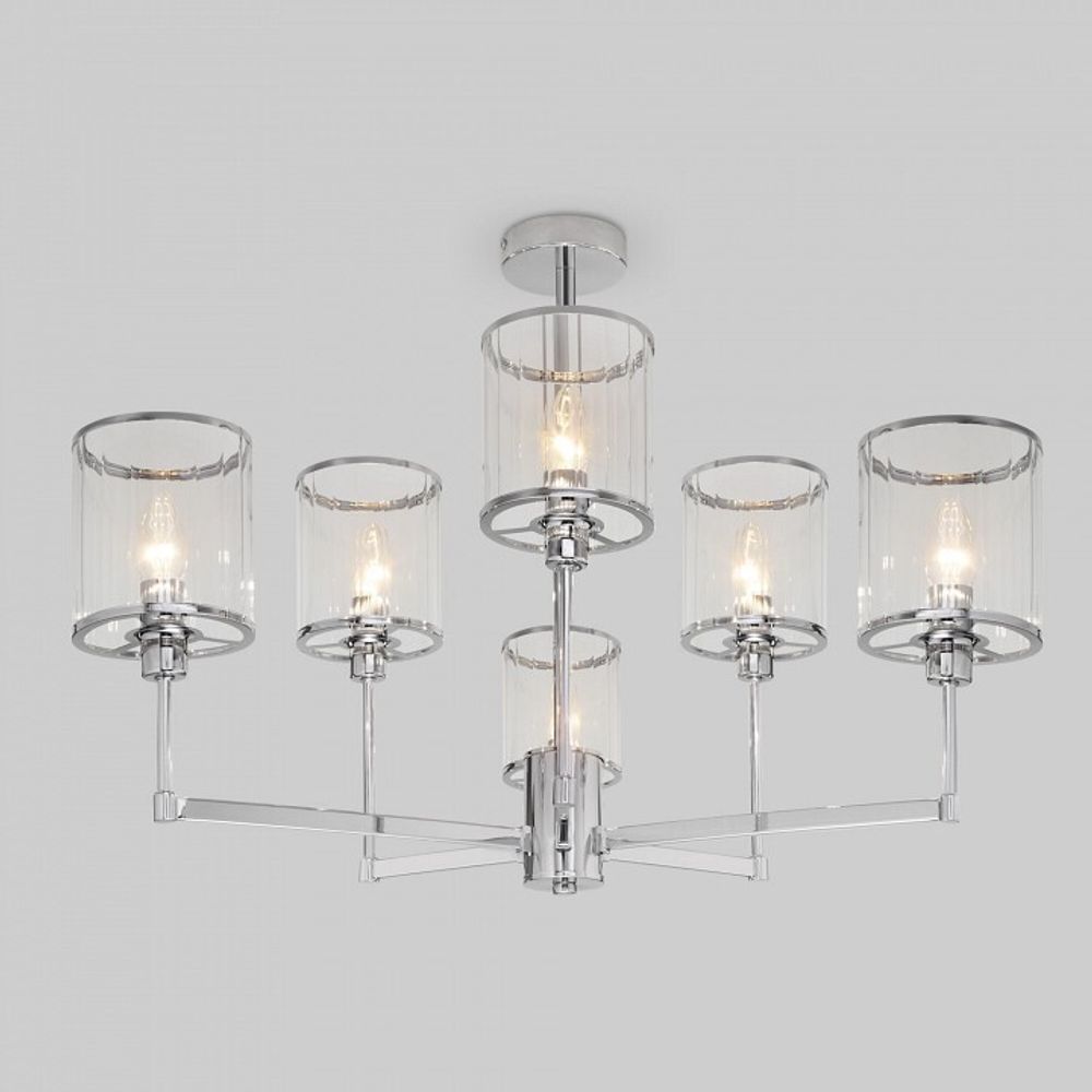 Люстра на штанге Eurosvet Inari 60144/6 хром