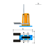 Уличный тренажер для спортивной площадки Romana 208.12.10