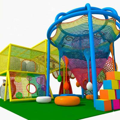 Детский верёвочный парк «Вверх-Тормашками» 8×8×4 м