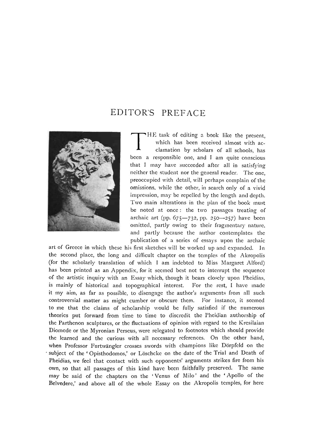 Masterpieces of Greek sculpture, a series of essays on the history of art | Adolf Furtwängler