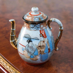 Японский чайный сервиз «Гейши в саду» в стиле «Сацума»