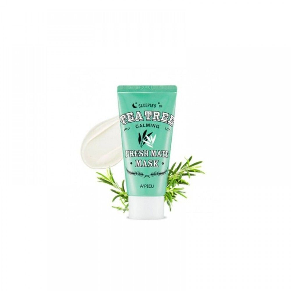 Маска с маслом чайного. A'PIEU Fresh Mate маска для лица ночная Fresh Mate Tea Tree Mask (Calming) 50 мл. APIEU ночные маски Fresh Mate. Ночная маска для лица `a`PIEU`. A'PIEU маска для лица очищающая с папайей a'PIEU Fresh Mate Papaya Mask (peeling) 50мл.