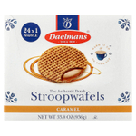 Daelmans, Круглые вафли-сэндвичи с карамельной прослойкой, карамель, 24 вафли по 39 г (1,38 унции)