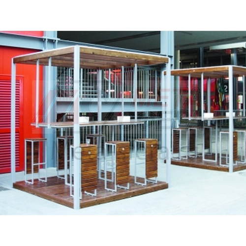 Навес Проспект с барными стульями подвесным столом