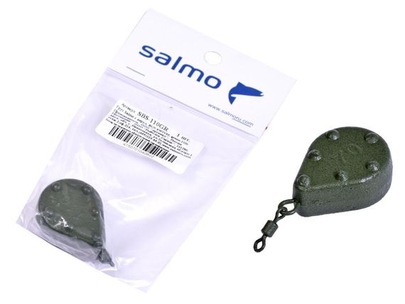 Грузило Salmo с вертл. BUN SWIVEL green 110г