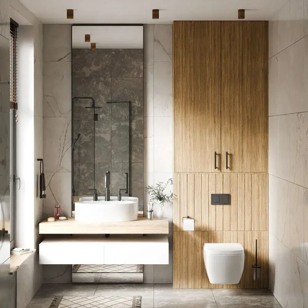 Светильник потолочный светодиодный LUMENTO / Точечный накладной деревянный