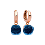 Серьги Qudo Firenze dark blue 300197 BL/RG