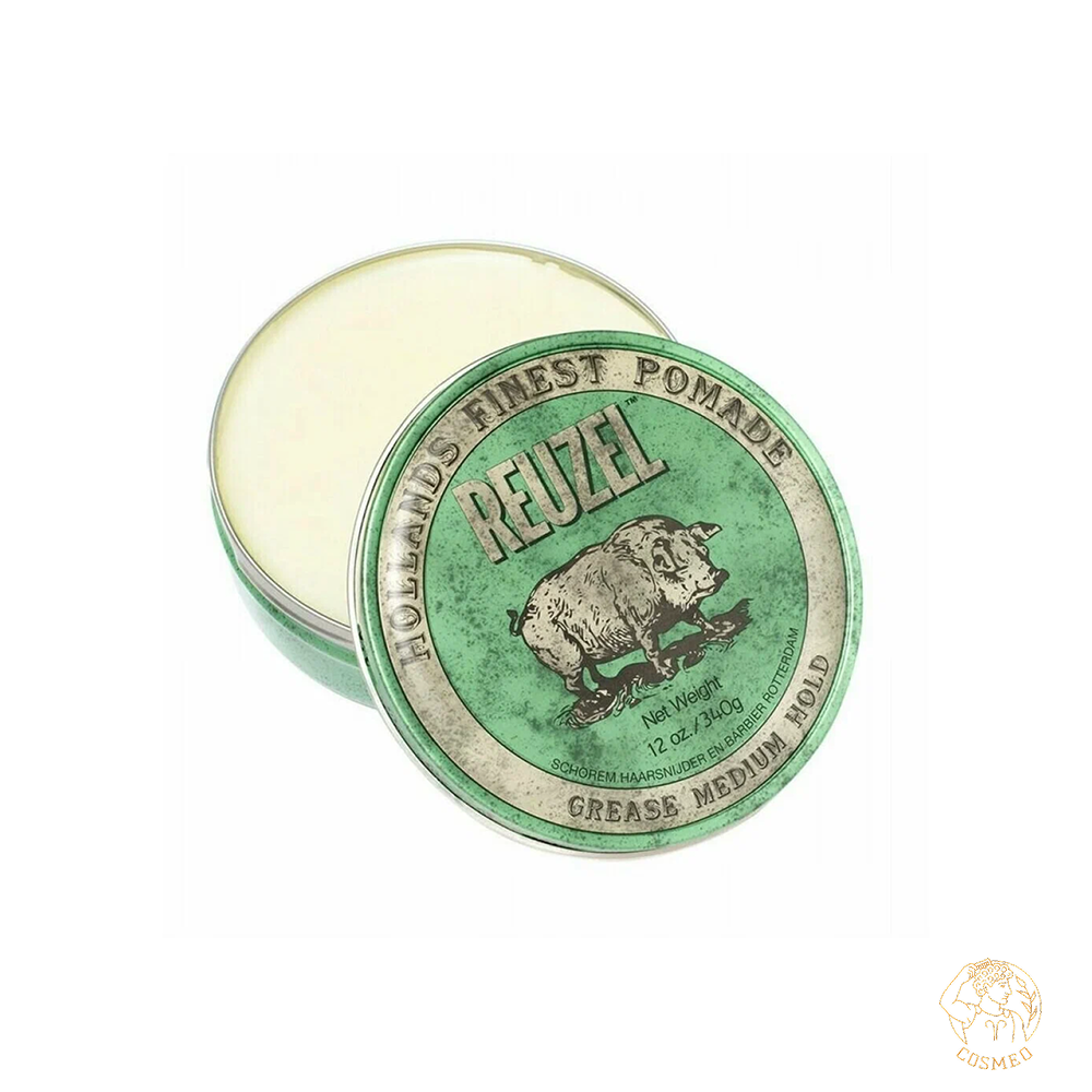Reuzel Green Pomade зеленая помада Hog - петролатум