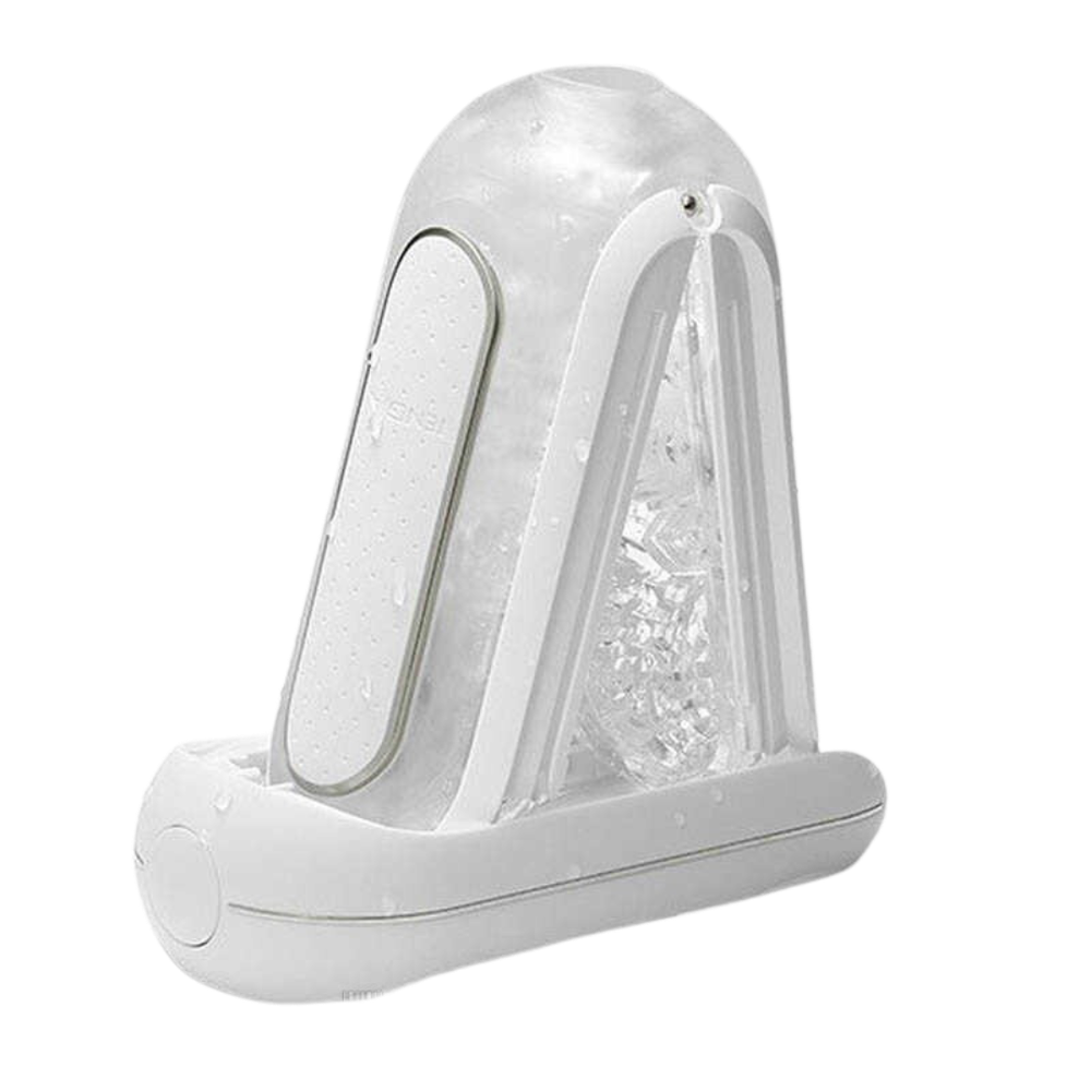 Продвинутый мастурбатор с вибрацией Flip Zero White Electronic Vibration