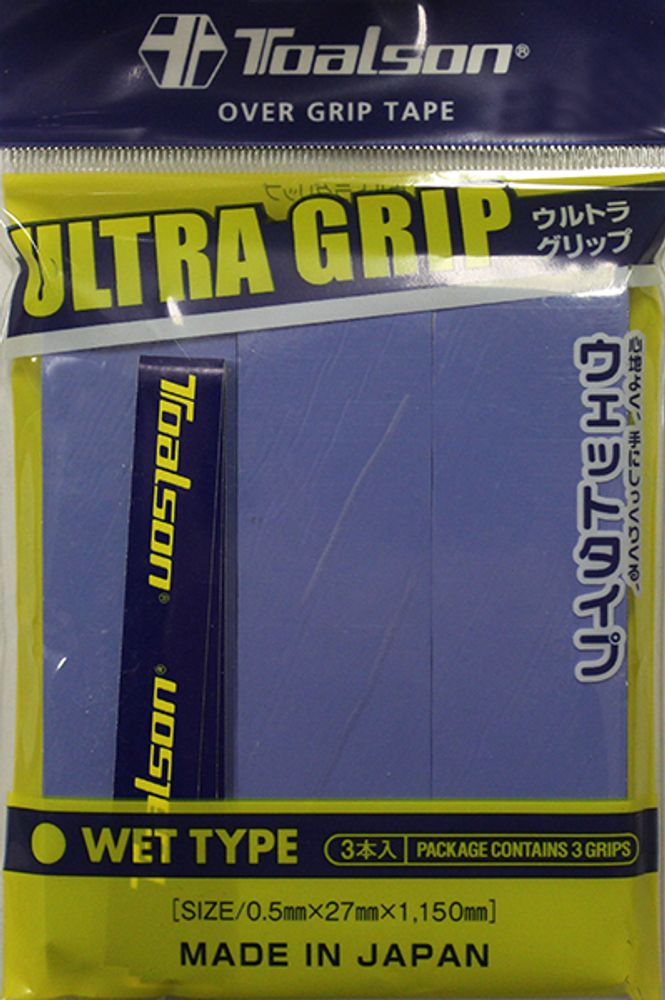 Теннисные намотки Toalson UltraGrip 3P - blue