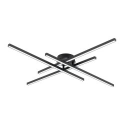 Citilux Стиг CL203141 LED Люстра потолочная с пультом Чёрная