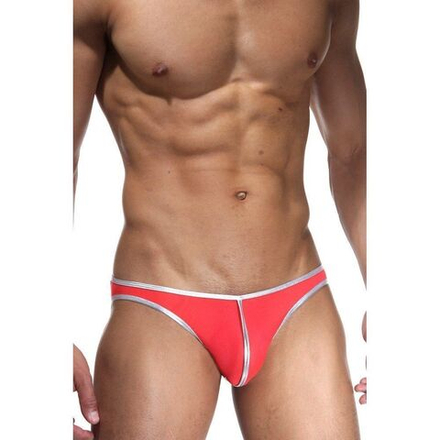 Мужские трусы слипы синие с красным Cosmos Colors L20_RBS