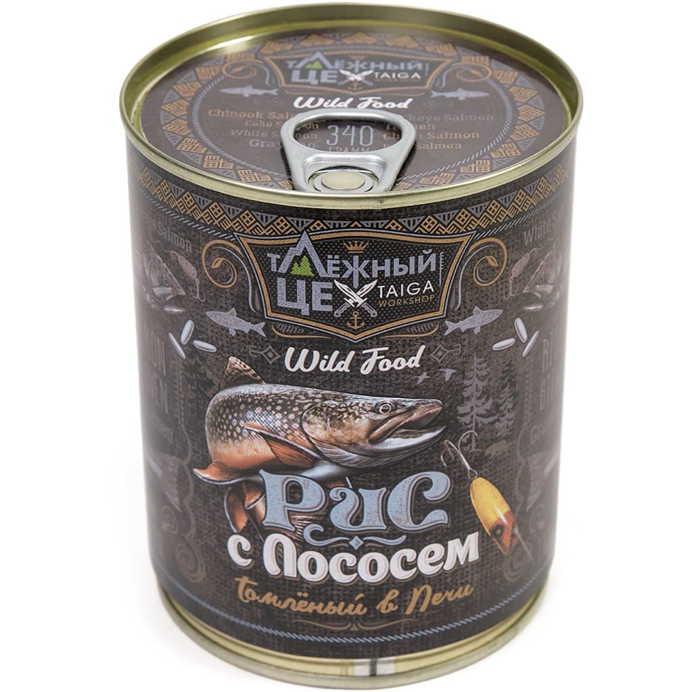 Рис с лососем 340гр.