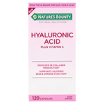 Nature's Bounty, Optimal Solutions®, гиалуроновая кислота и витамин C, 120 капсул