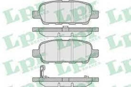 Тормозные колодки задние LPR 05P857