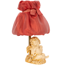 Настольная лампа Сердце Купидона Айвори Мадлен Роза