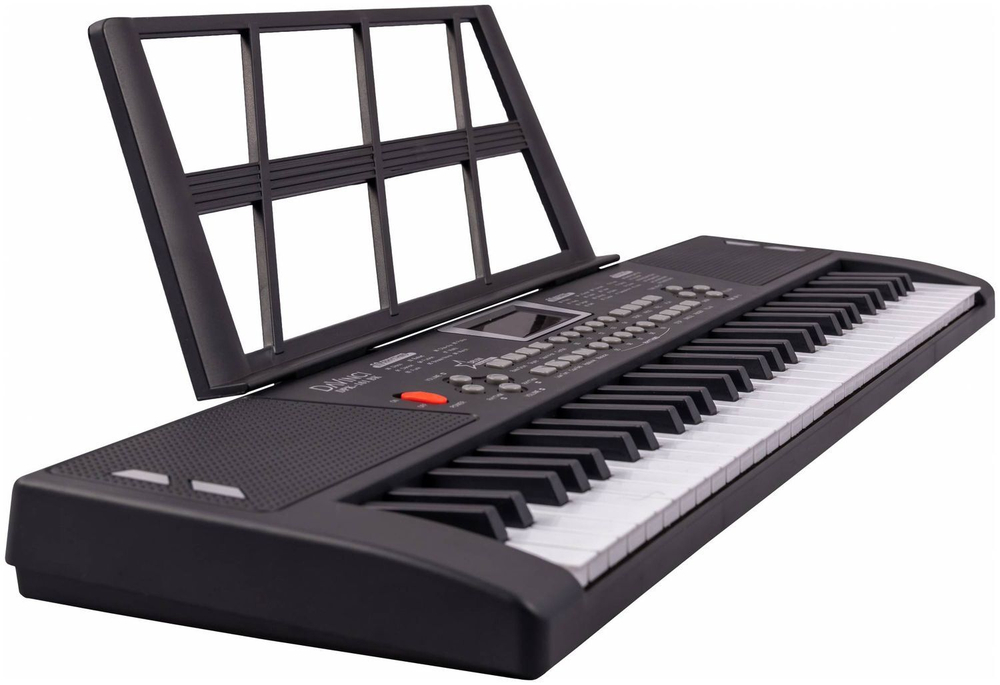 TERRIS TK-200 BK - синтезатор, 61 мини клавиша, микрофон, цвет черный.