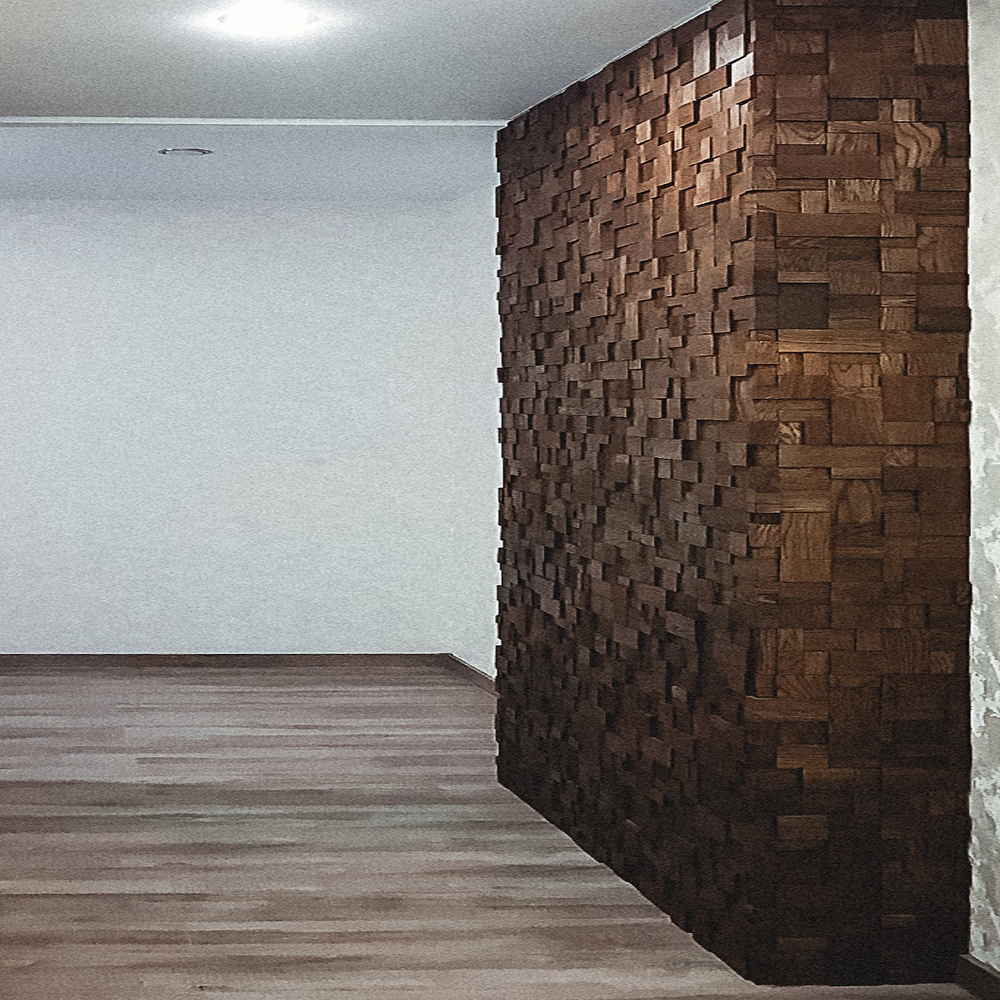 Деревянная мозаика для стен Wood Mosaic Хауз Дуб цвет венге