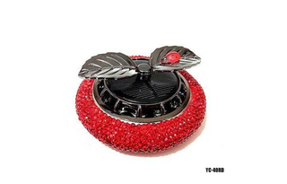 Ароматизатор-игрушка -на торпеду- Божья коровка - солн батар (жидк)- YC-40RD Red