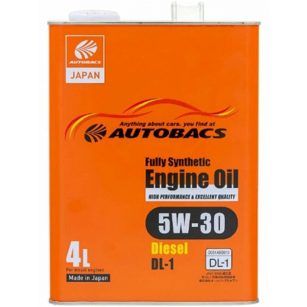 AUTOBACS Fully Synthetic 5W-30 DIESEL DL-1 Масло моторное синтетическое