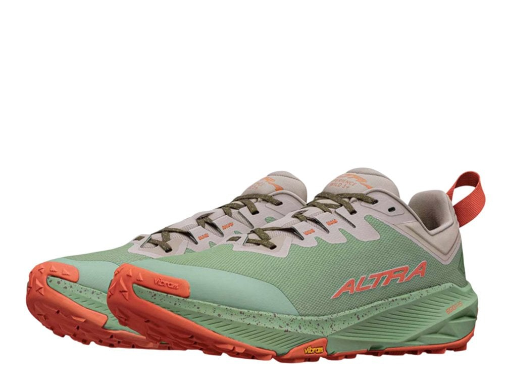 Кроссовки для бега мужские Altra Experience Wild 3+ M Зелёно-оранжевые