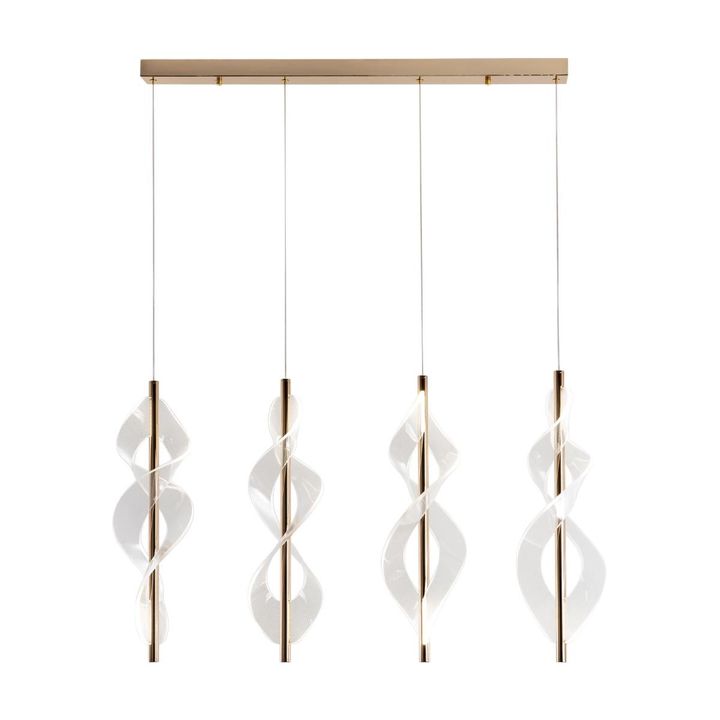 Подвесной светодиодный светильник Modelux Modestyle MS.3028.4 GD