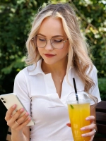 Очки для компьютера имиджевые защитные прозрачные нулевки