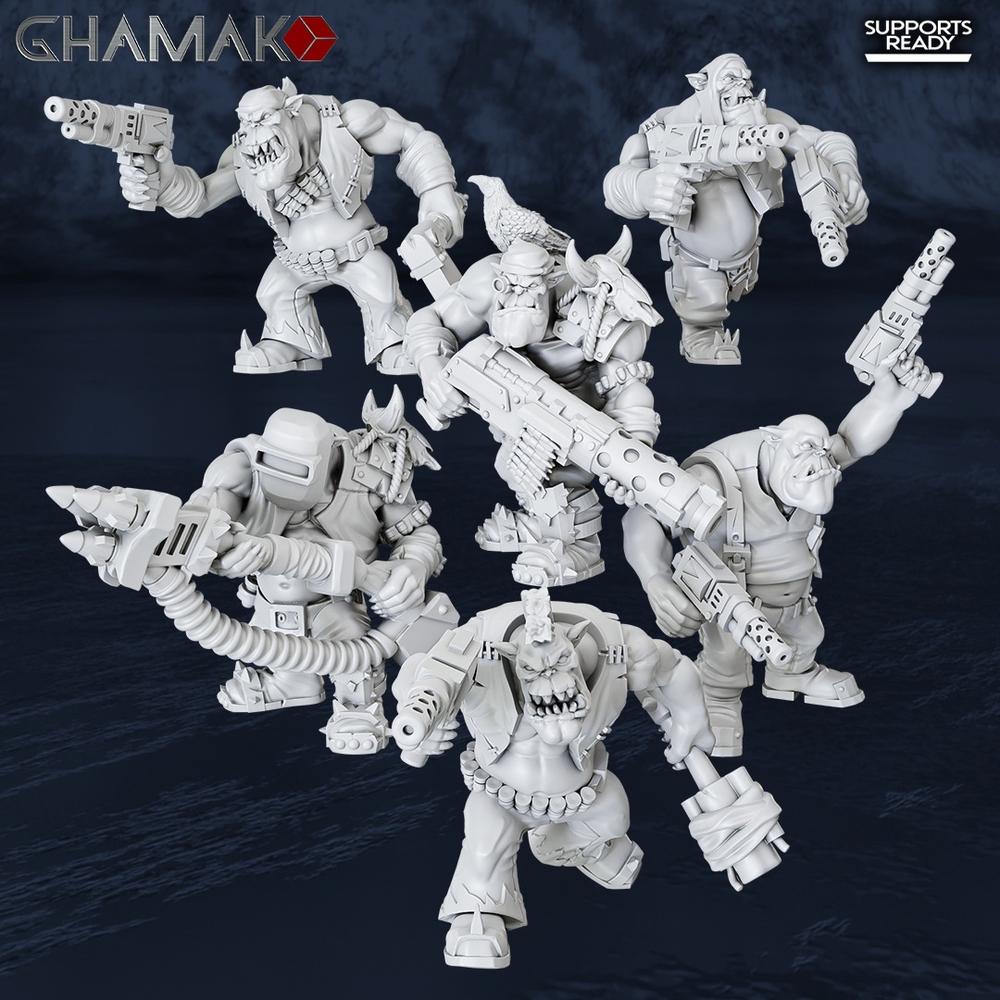 Ork Bull Boyz Squad