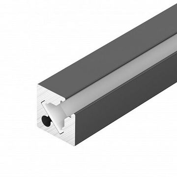 Прямоугольный профиль для контурной подсветки с экраном 055325 серый SL-KANT-H10-SQUARE-2000 IRON GREY Arlight