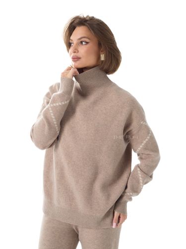 Костюм трикотажный цвета капучино