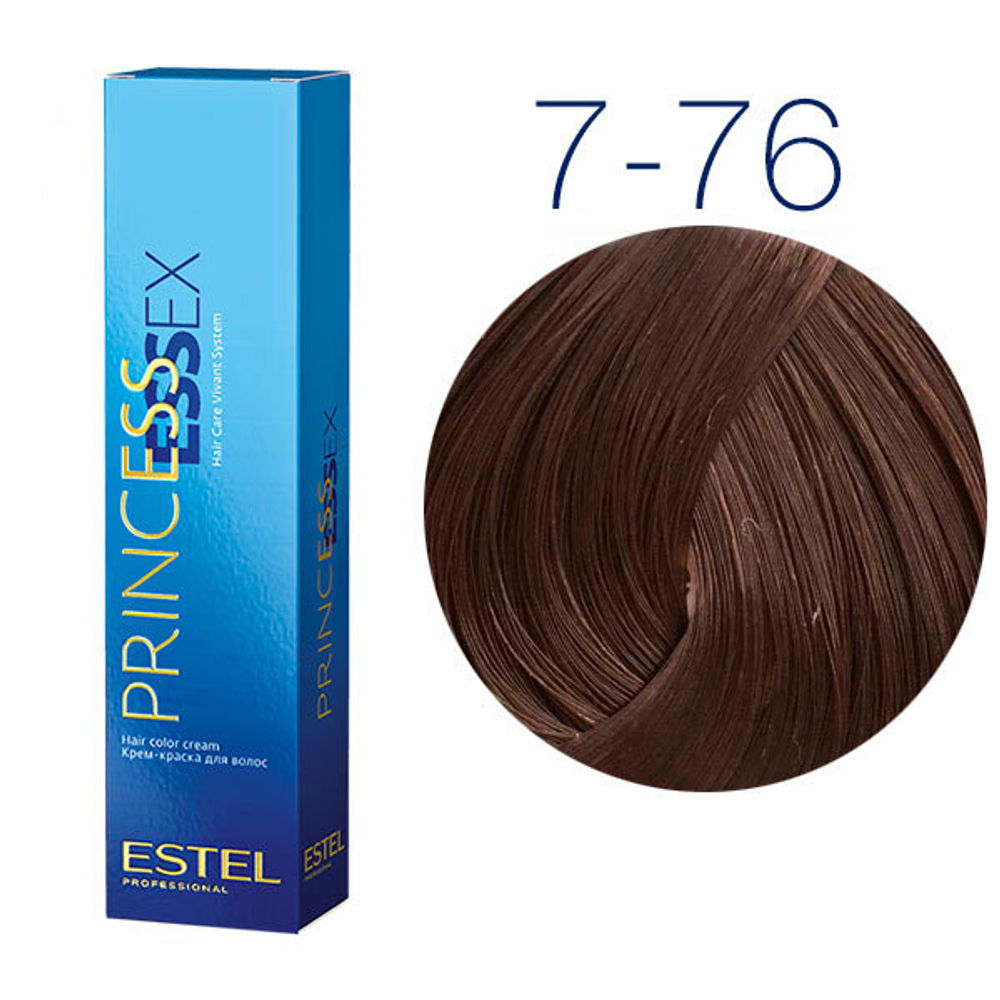 ESTEL PROFESSIONAL 7/76 Средне-русый коричнево-фиолетовый Estel Princess Essex 60 мл